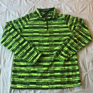 Xersion lime green and black athletic jacket
